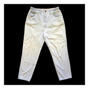 VTG 90s LEE High Rise Tapered Leg Jeans in Extra light wash SZ 12 SHORT